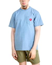 Carhartt - Wip Ingo Pocket Basic T-Shirt Heart Patch Loose Fit Top - Lyst