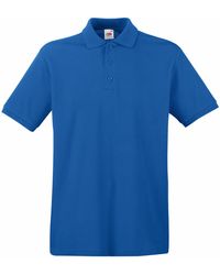 Fruit Of The Loom - Premium Short Sleeve Polo Shirt - Lyst