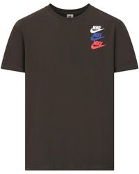 Nike - Sportswear Standard Issue T-Shirt Dark Smoke Cotton - Lyst