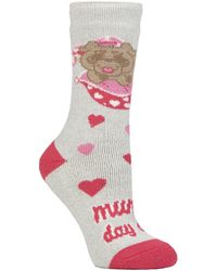 Heat Holders - Ladies Cosy Novelty Socks - Lyst