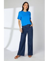 PRINCIPLES - Soft Touch Jersey T-Shirt Cotton - Lyst