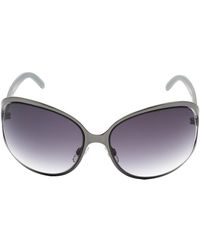 Calvin Klein - Oval Lensed Sunglasses - Lyst