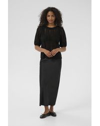 Kaffe - Blouse Met Korte Mouwen Kamasha Regular Fit - Lyst