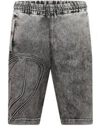 DIESEL - D Enny S Track Denim Shorts - Lyst