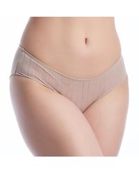 Selene - Microfiber Bikini Bottoms With Elegant Striped Fabric Vanesa - Lyst