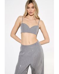 MissPap - Premium Embellished Bralet - Lyst