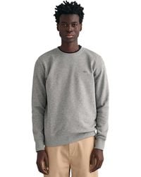 GANT - | Shield Trui Met Ronde Hals - Lyst