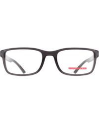 Prada - Rectangular Transparent Ps06Rv - Lyst