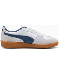 PUMA - Palermo S Trainers White/blue 7 Uk - Lyst