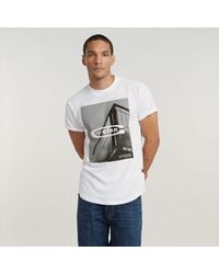 G-Star - Hq Old School Logo Lash T-Shirt - Lyst