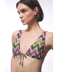 Penti - Geometric Triangle Bikini Top - Lyst