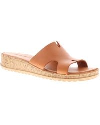 Hush Puppies - Sandals Low Wedge Eloise Leather Slip On Leather (Archived) - Lyst