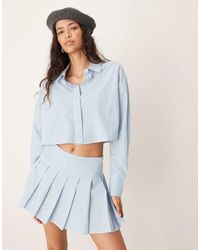 ASOS - Ultimate Crop Co-Ord Shirt - Lyst