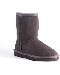 Aus Wooli - "Cronulla" Australia Mid Calf Sheepskin Boot, Leather - Lyst