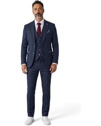 TruClothing - Tweed 3 Piece Wool Blend Formal Suit - Lyst