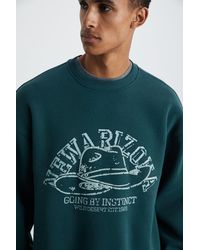 Grimelange - Printed Crew Neck Sweatshirt - Lyst