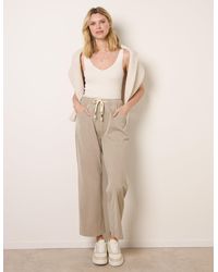 Blue Vanilla - Elasticated Waist Trouser With Drawstring - Lyst