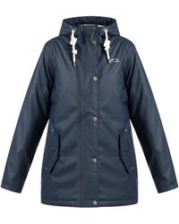 Icebound - Gewatteerd Regenjack Stadsregen Marine - Lyst
