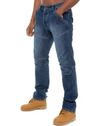 Enzo - Denim Jeans Rechte Pijpen - Lyst