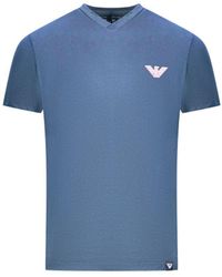 Armani Jeans - Chest Logo T-Shirt - Lyst
