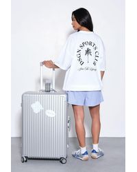 DSGN Studio - Palm Print Oversized T-Shirt - Lyst