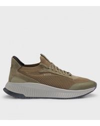 BOSS - Ttnm Evo Trainers With Knitted Uppers - Lyst