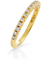 Orphelia - Ladies Embellished 'Claire' 925 Sterling Ring - Lyst