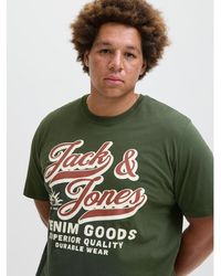 Jack & Jones - Graphic T Shirt Oneck Plus Size Tee - Lyst