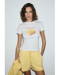 Grimelange - Printed Slim Fit Crew Neck T-Shirt - Lyst
