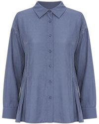 MixRay - Fitted Textured Button-Up Shirt - Lyst