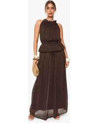 Boohoo - Crinkle Chiffon Maxi Skirt - Lyst