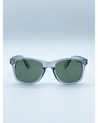 SVNX - Translucent Wayfarer With Khaki Lenses - Lyst
