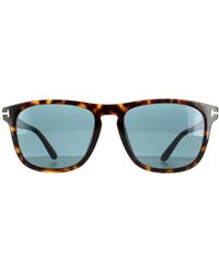 Tom Ford - Quadratische Herren Sonnenbrille Dunkles Havanna Blau Ft0930 Gerard - Lyst