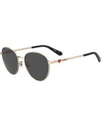 Moschino - Accessories Moscsun Round Sungls - Lyst