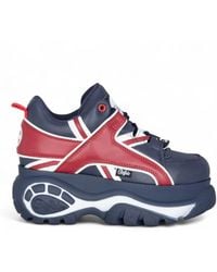 Buffalo - Damen-Sneaker Mit Klobiger Plateausohle, Blau - Lyst