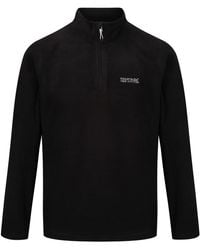 Regatta - Geweldig Voor Buiten Thompson Half Zip Fleece Sweater (zwart) - Lyst