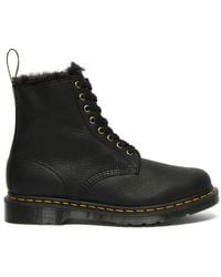 Dr. Martens - Dr 1460 Pascal Fur Lined Boots - Lyst