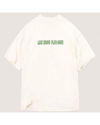 Lyph - Text Graphic Crew Neck Short Sleeve Boyfriend T-Shirt - Lyst