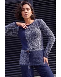 Roman - Textured Button Detail Knit Jumper - Lyst