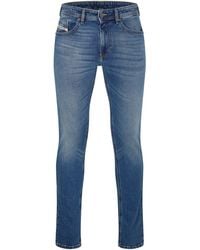 DIESEL - Mid Rise Straight Leg Jeans - Lyst