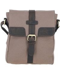 Fenland Sheepskin - Premium Leather X Canvas Flight Bag - Lyst