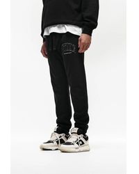 Good For Nothing - Black Cotton Blend Slim Fit Boucle Logo Jogger - Lyst