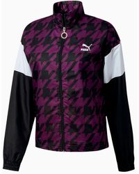 PUMA - Long Sleeve Zip Up Womes All Over Print Jacket 596735 25 - Lyst