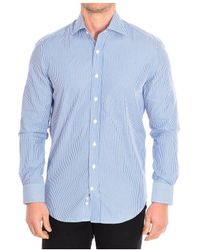 Café Coton - Long Sleeve Lapel Collar Button Closure Shirt Orlando4 - Lyst