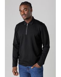 Nines - Quarter Zip Fleece Jumper With Smart Collar - Lyst
