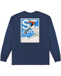 Park Fields - Pierce Archive St.Anton Graphic Sweatshirt Cotton - Lyst