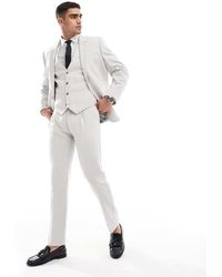 ASOS - Slim Suit Trousers With Wool - Lyst