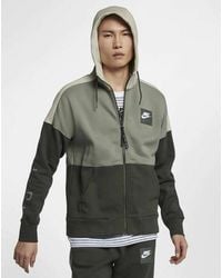 Nike - Air Fleece Full Zip Hoodie Cotton - Lyst