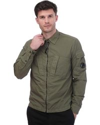 C.P. Company - Taylon L Zipped Shirt - Lyst