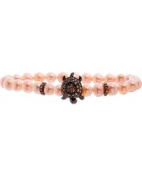Lancaster - Jla-Br-Turtle-4-Pe Ladies Bracelet - Lyst